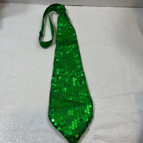 St Patrick's Day Hat, Tie, Scarf, Beads, Vintage Guinness Koozie Package Lot - Picture 7 of 16